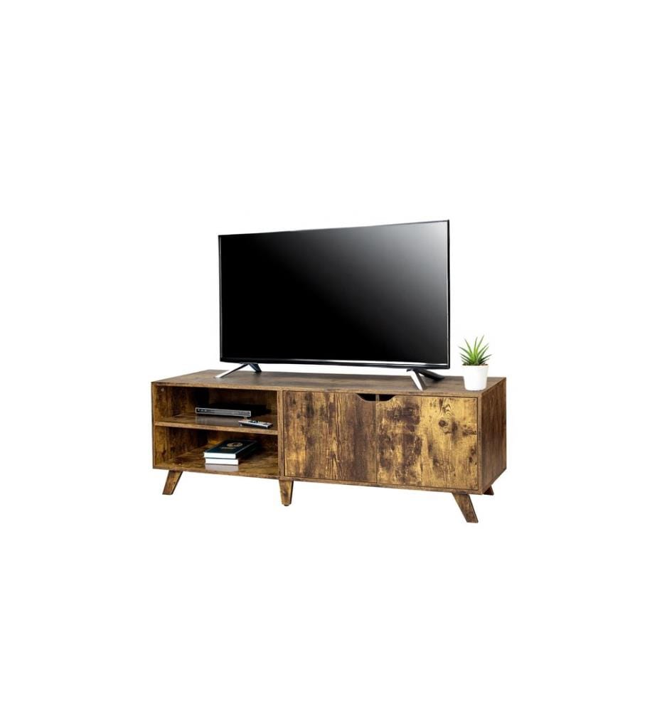 RELAXDAYS - TV-Möbel Vintage Style 140 cm, Braun 60 Zoll