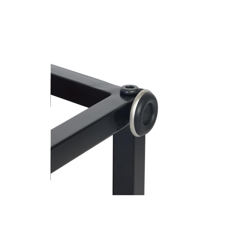 RELAXDAYS - Table d'appoint en forme de C 58.5 x 47.5 cm Noir