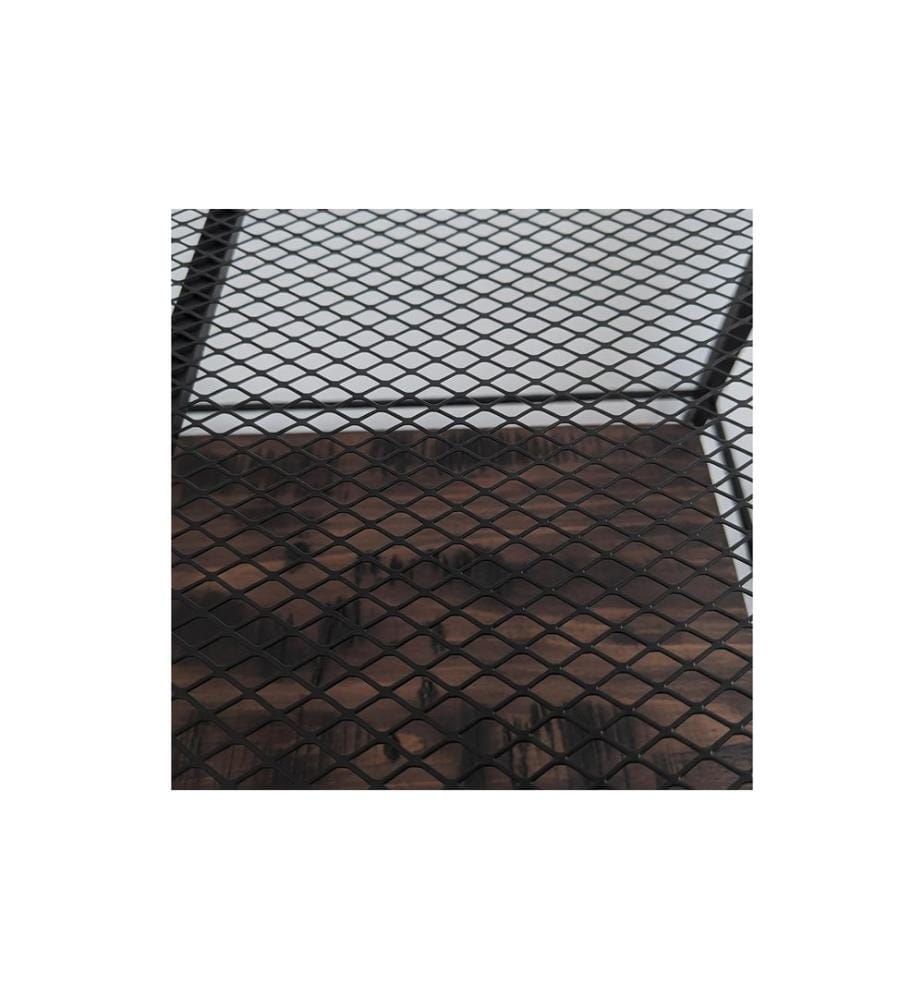 RELAXDAYS - Chariot de service de style industriel 70 x 88 cm, noir/marron