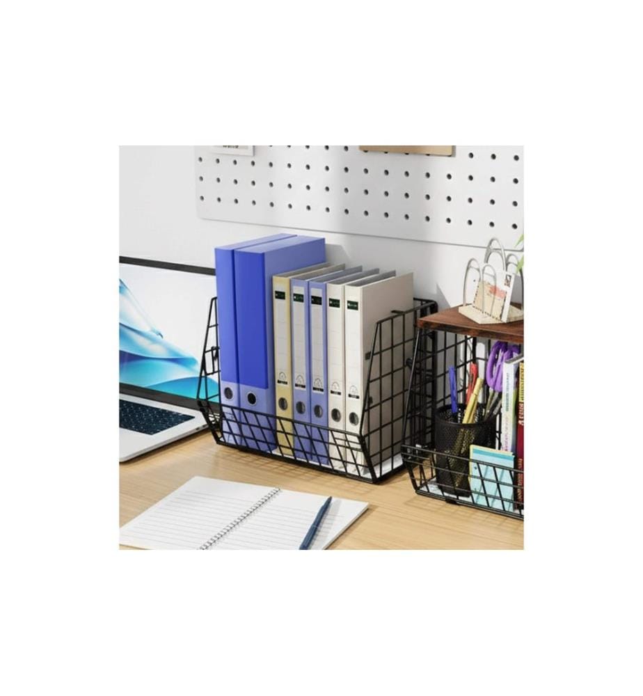 RELAXDAYS - Organizer Obstkorb Wandregal 21 x 30 cm Braun/Schwarz
