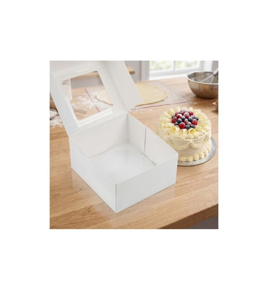 RELAXDAYS - Set boîte à gâteaux avec fenêtre & cakeboards 5 Pièce/s