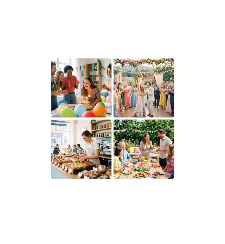 RELAXDAYS - Set boîte à gâteaux avec fenêtre & cakeboards 5 Pièce/s