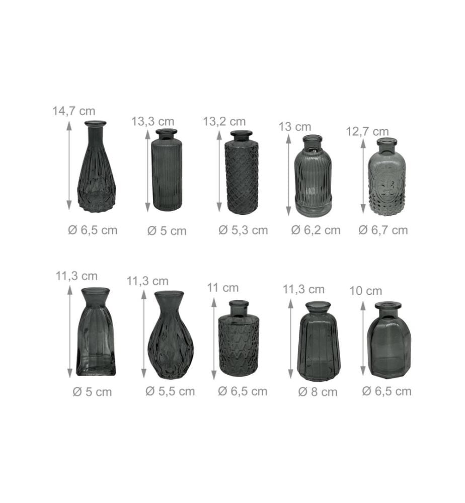RELAXDAYS - Vasen-Set Grau