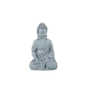 RELAXDAYS - Dekofigur Buddha Grau