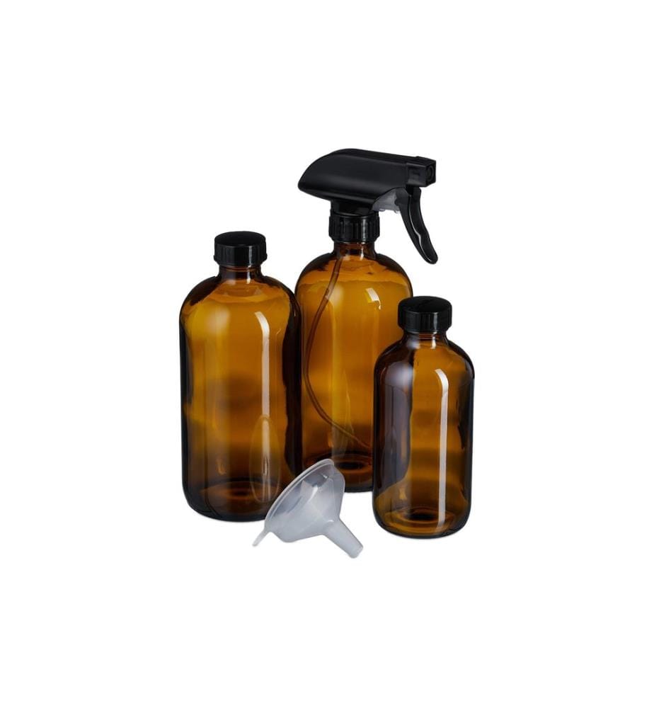 RELAXDAYS - Flacons pulvérisateurs 250 ml, brun, 4 pièces