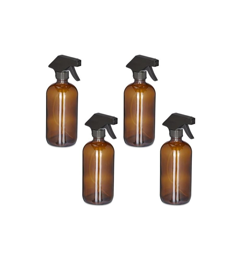 RELAXDAYS - Flacons pulvérisateurs 500 ml, brun, 4 pièces