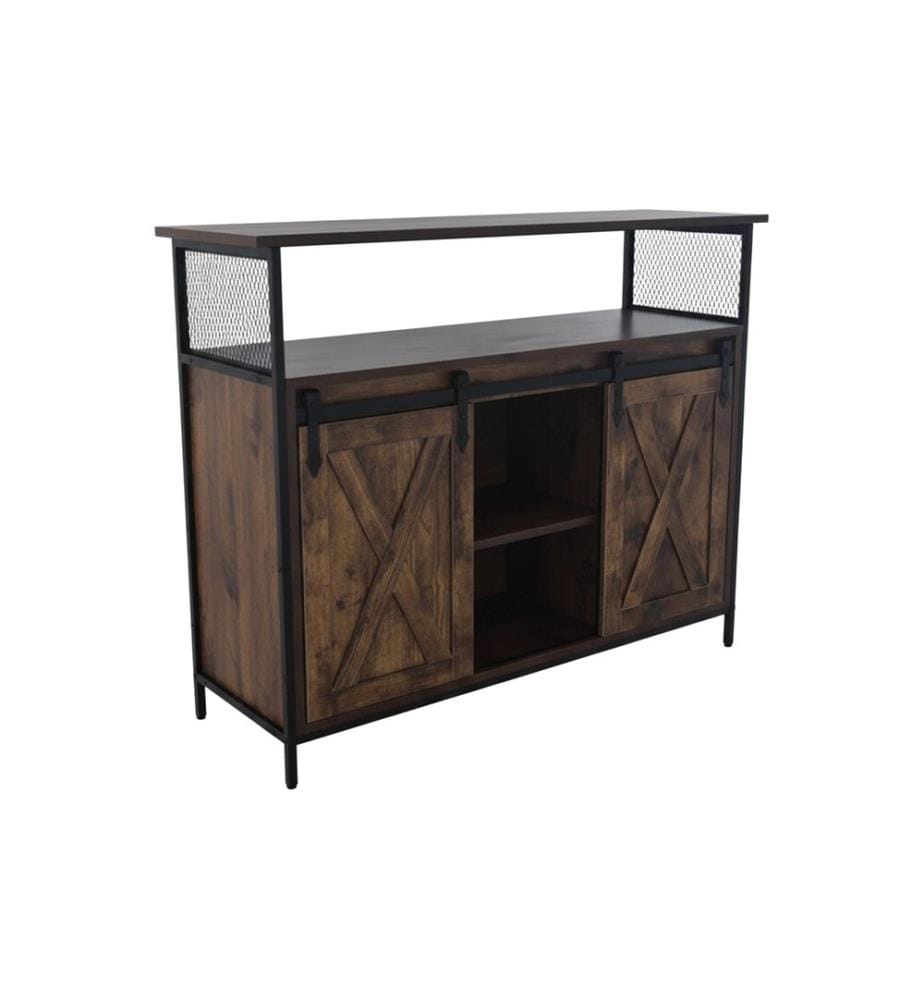RELAXDAYS - Buffet 80 x 100 x 33 cm brun/noir