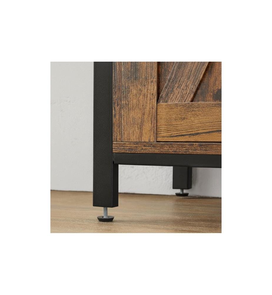 RELAXDAYS - Buffet 80 x 100 x 33 cm brun/noir
