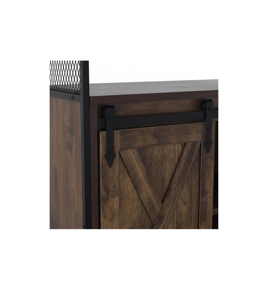 RELAXDAYS - Buffet 80 x 100 x 33 cm brun/noir