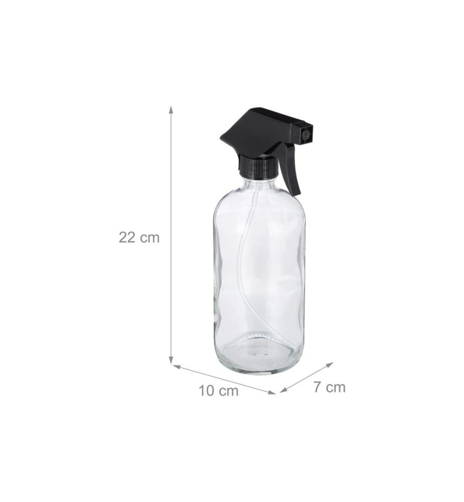 RELAXDAYS - Flacons pulvérisateurs 500 ml, transparent, 2 pièces