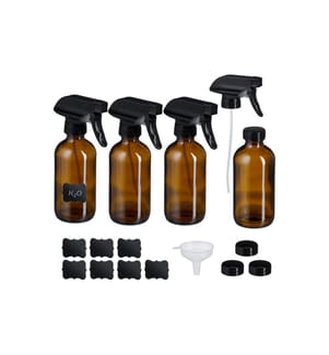 RELAXDAYS - Flacons pulvérisateurs 500 ml, brun, 4 pièces