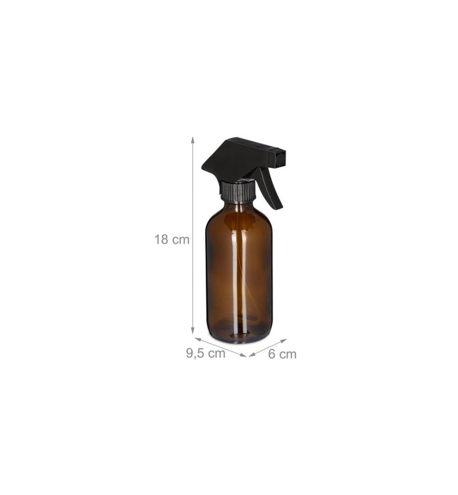 RELAXDAYS - Flacons pulvérisateurs 230 ml, brun, 2 pièces