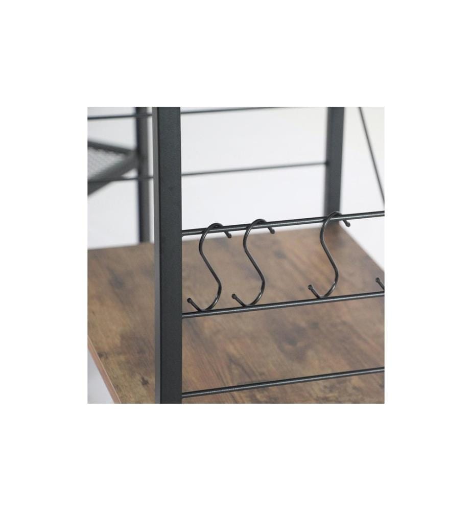 RELAXDAYS - Chariot de cuisine 89 x 60 x 40 cm Noir