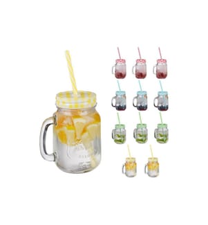 RELAXDAYS - Verre Summer 500 ml, 12 Pièce/s, Multicolore