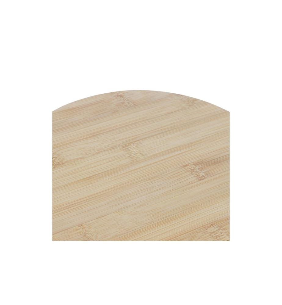 RELAXDAYS - Boîte de rangement set de 3 couvercles ronds en bambou
