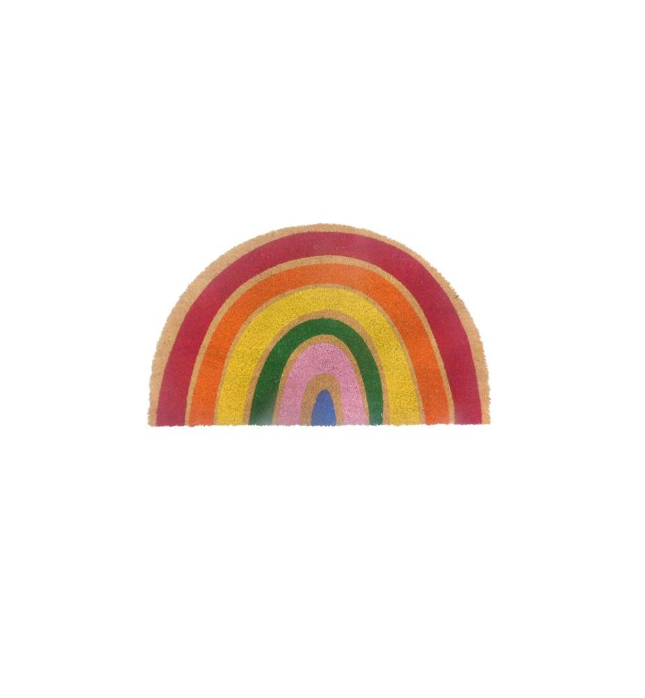 RELAXDAYS - Fussmatte Regenbogen 80 x 50 cm Mehrfrabig