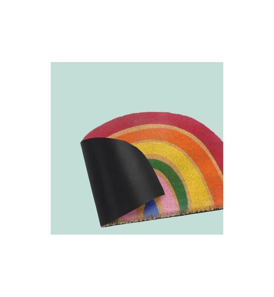 RELAXDAYS - Fussmatte Regenbogen 80 x 50 cm Mehrfrabig