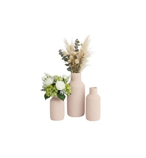 RELAXDAYS - Vase 3er Set, Creme