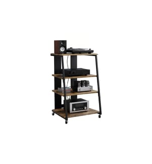 RELAXDAYS - Meuble TV Étagère hi-fi 78 x 61 x 52 cm brun/noir
