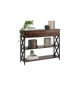 RELAXDAYS - Table console 80 x 100 x 30 cm Noir