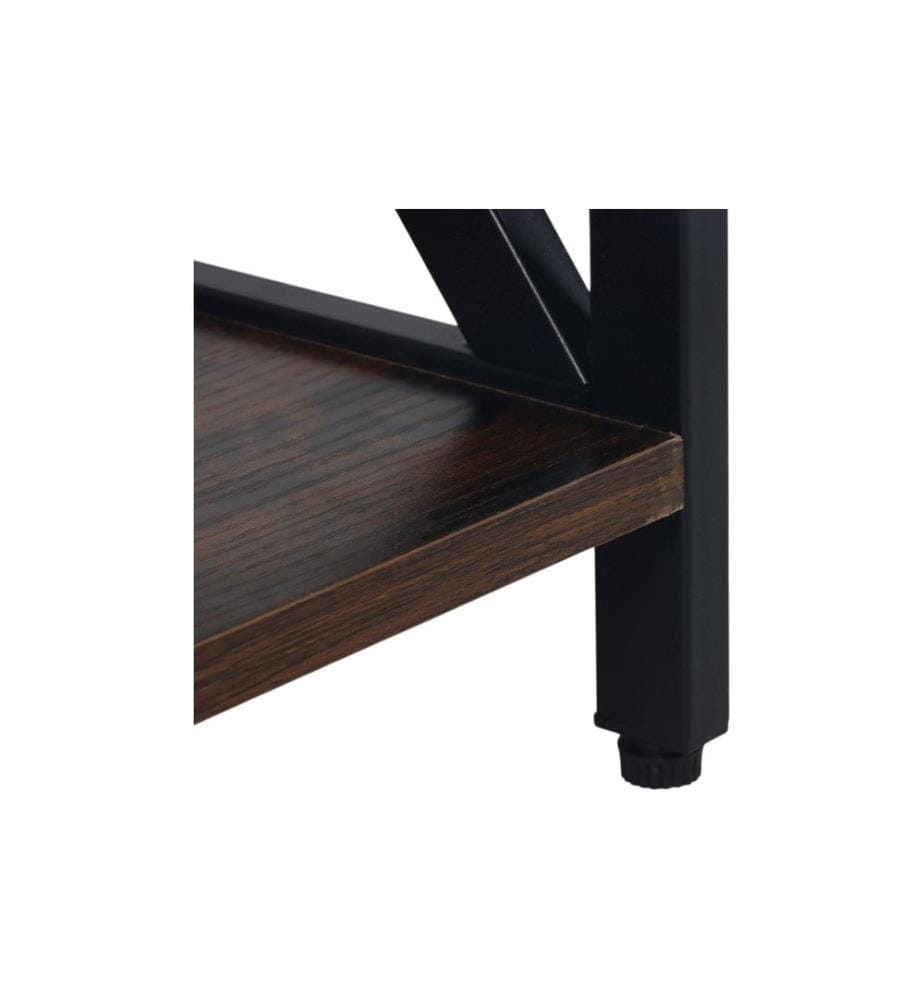 RELAXDAYS - Konsolentisch 80 x 100 x 30 cm Schwarz