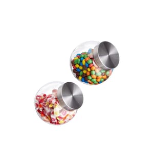 RELAXDAYS - Vorratsglas 2er Set, 1,5 L