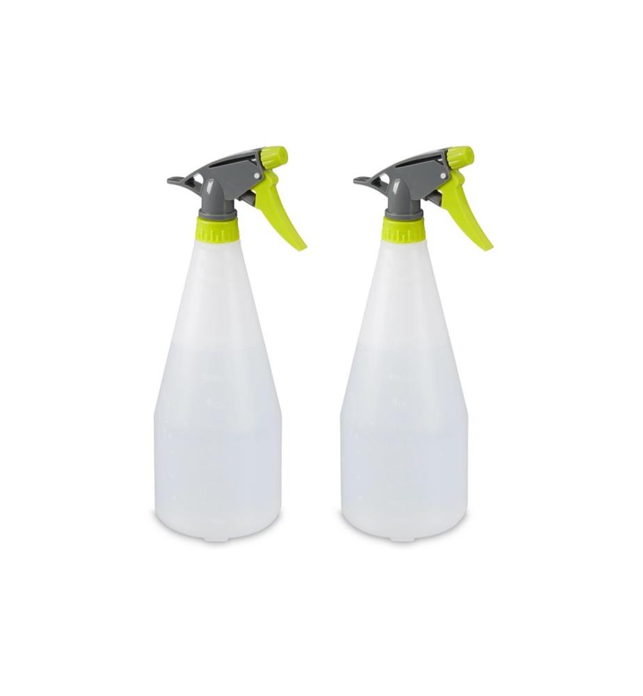 RELAXDAYS - Flacons pulvérisateurs 1 l, plastique, blanc, 2 pièces
