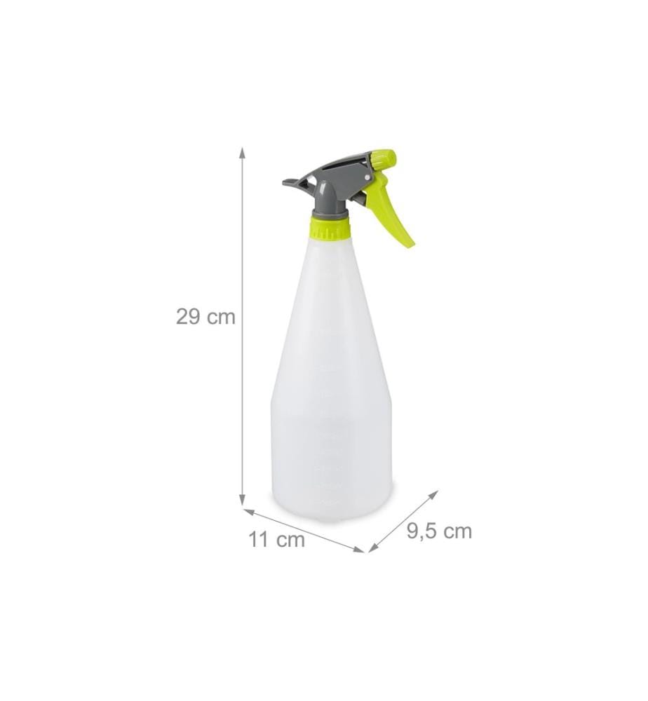 RELAXDAYS - Flacons pulvérisateurs 1 l, plastique, blanc, 2 pièces
