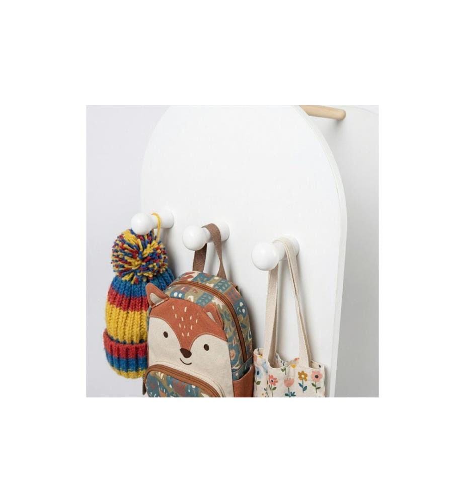RELAXDAYS - Porte-manteau pour enfants avec boîte en tissu