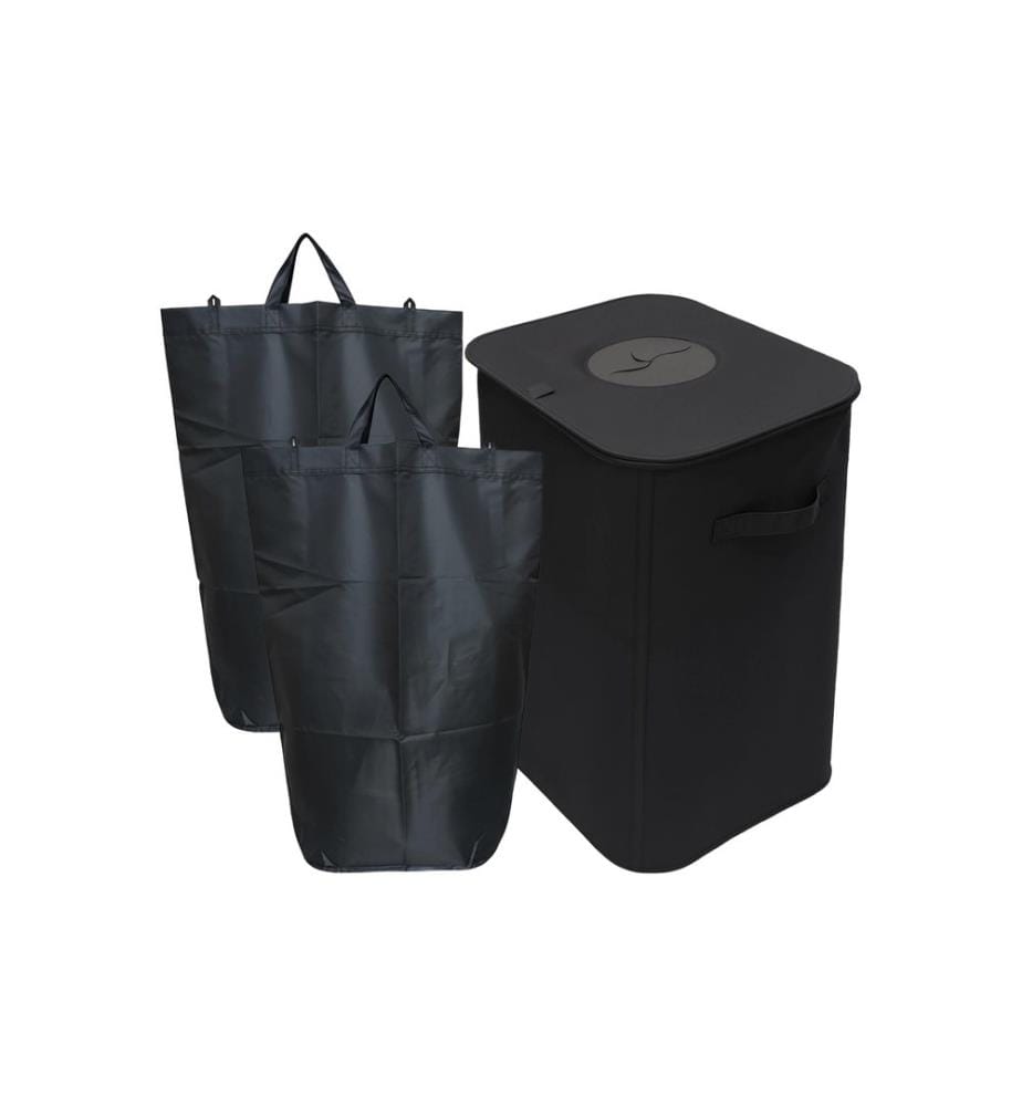 RELAXDAYS - Sac de recyclage 100 L Noir