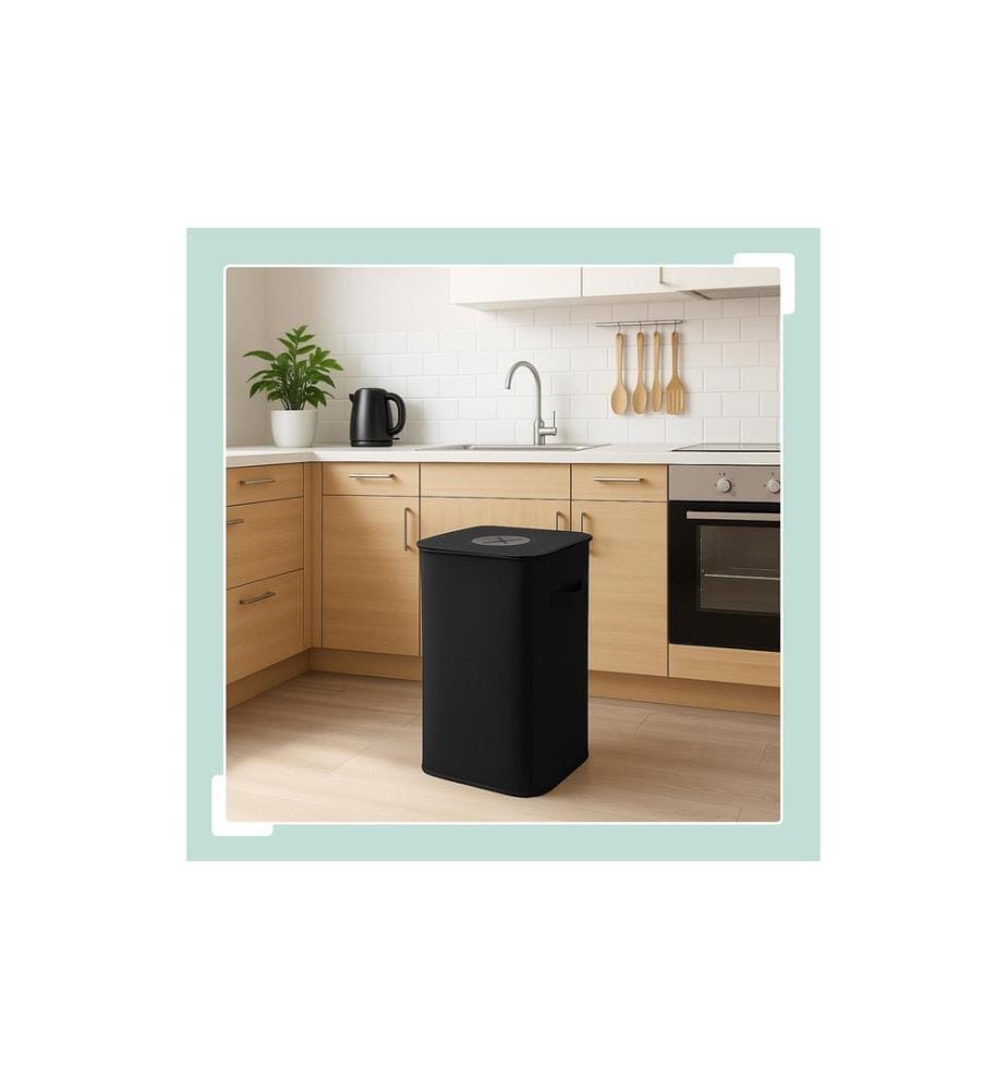 RELAXDAYS - Sac de recyclage 100 L Noir