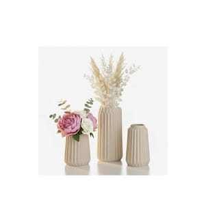 RELAXDAYS - Vasen-Set 3-teilig, Creme