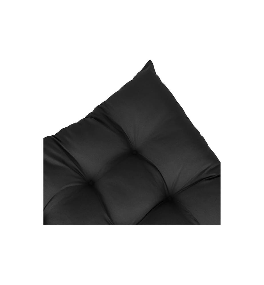 RELAXDAYS - Stuhlauflage 40 x 40 cm, Schwarz, 4 Stück