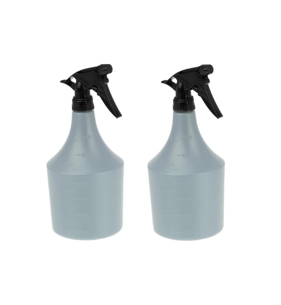 RELAXDAYS - Flacons pulvérisateurs 1 l, plastique, gris / noir, 2 pièces