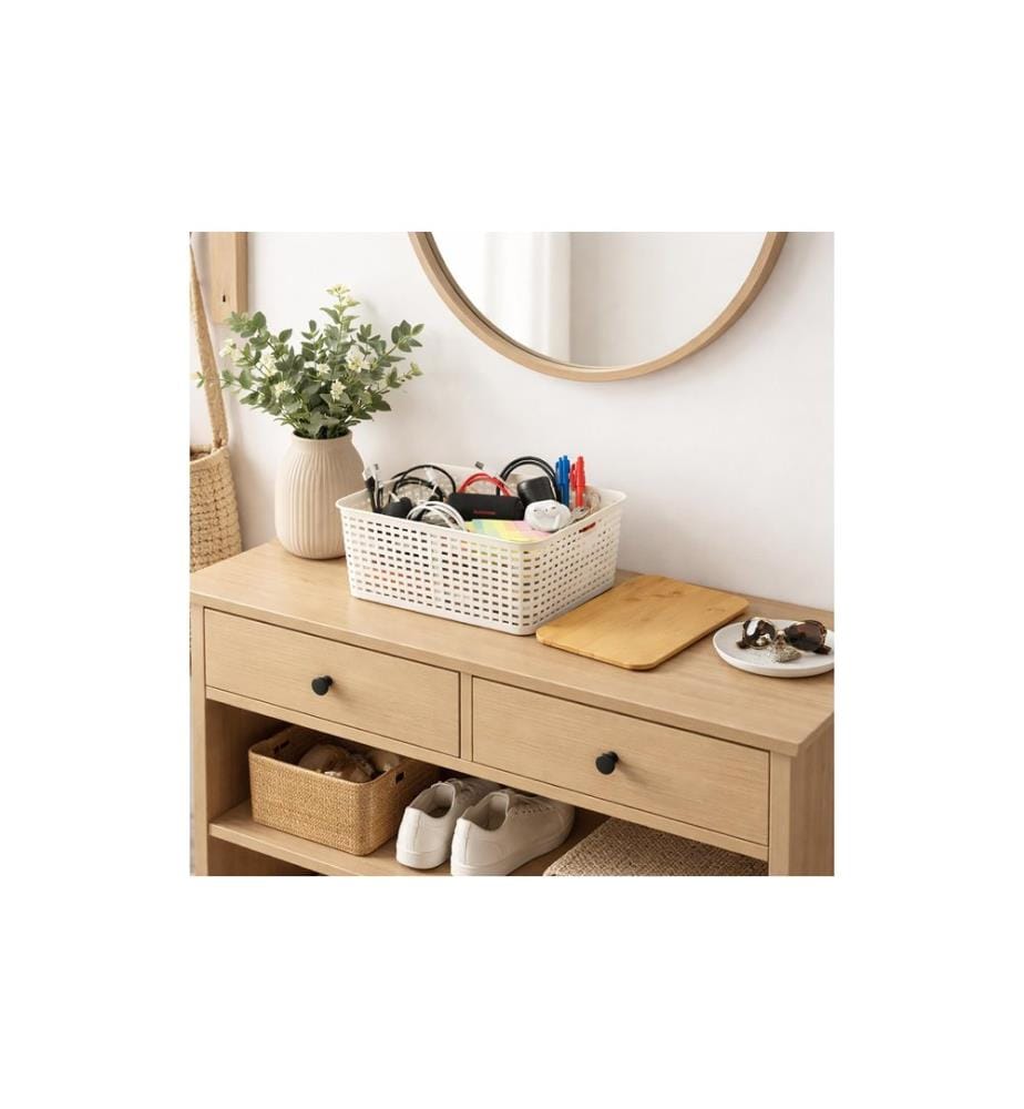 RELAXDAYS - Aufbewahrungsbox 6er Set, Weiss