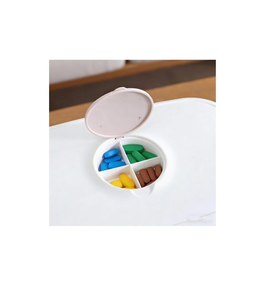 RELAXDAYS - Medizinbox aus Kunststoff Beige/Weiss 17 x 28 x 18 cm