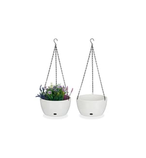 RELAXDAYS - Blumenampel XL 2er Set 28.5 x 15.5 cm