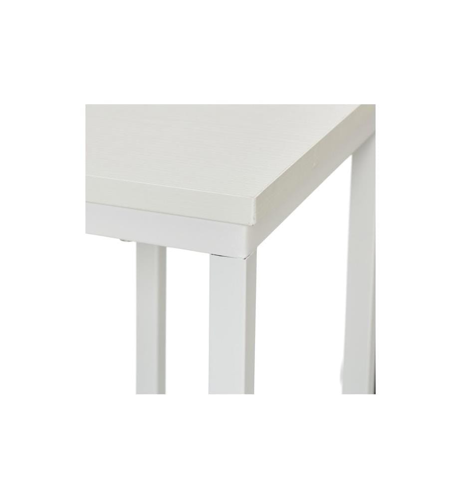 RELAXDAYS - Table d'appoint 60 x 79 cm, Blanc