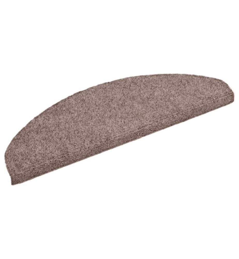Stufenmatten Selbstklebend 15 Stk. 65x21x4 cm Hellbraun Halbrund Gross