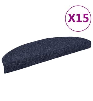 Stufenmatten Selbstklebend 15 Stk. 65x21x4 cm Blau Halbrund Gross