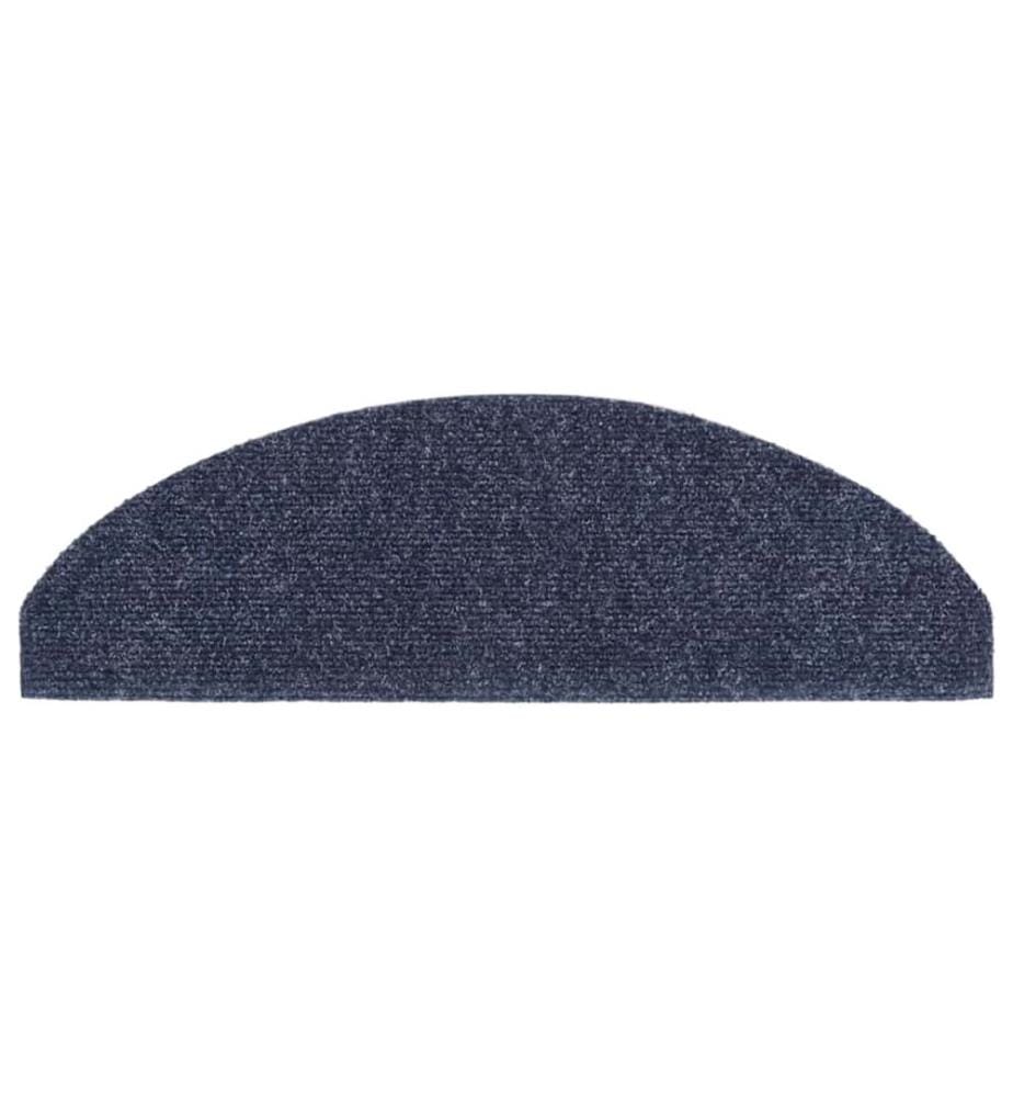 Stufenmatten Selbstklebend 15 Stk. 65x21x4 cm Blau Halbrund Gross