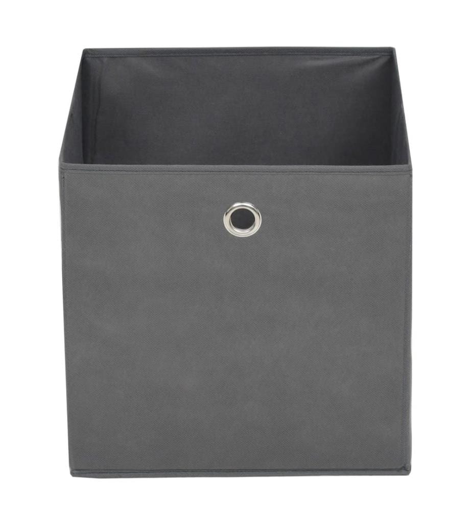 Aufbewahrungsboxen 4 Stk. Vliesstoff 32x32x32 cm Grau