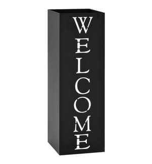 Porte-parapluie Welcome Acier Noir