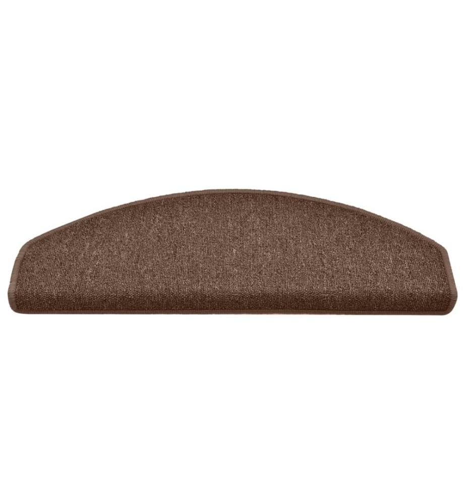 Stufenmatten 15 Stk. 65x24x4 cm Braun Halbrund Gross