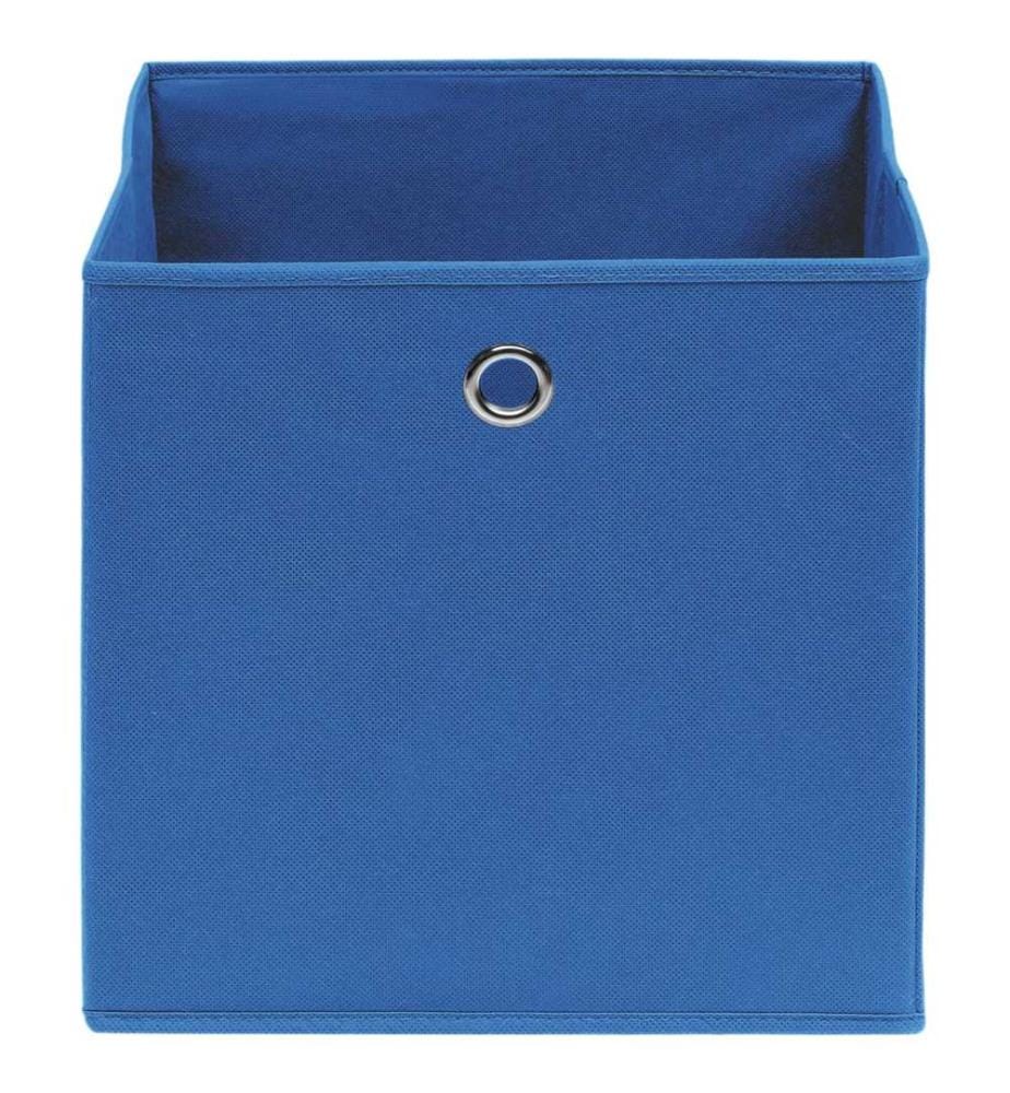 Aufbewahrungsboxen 4 Stk. Vliesstoff 28x28x28 cm Blau
