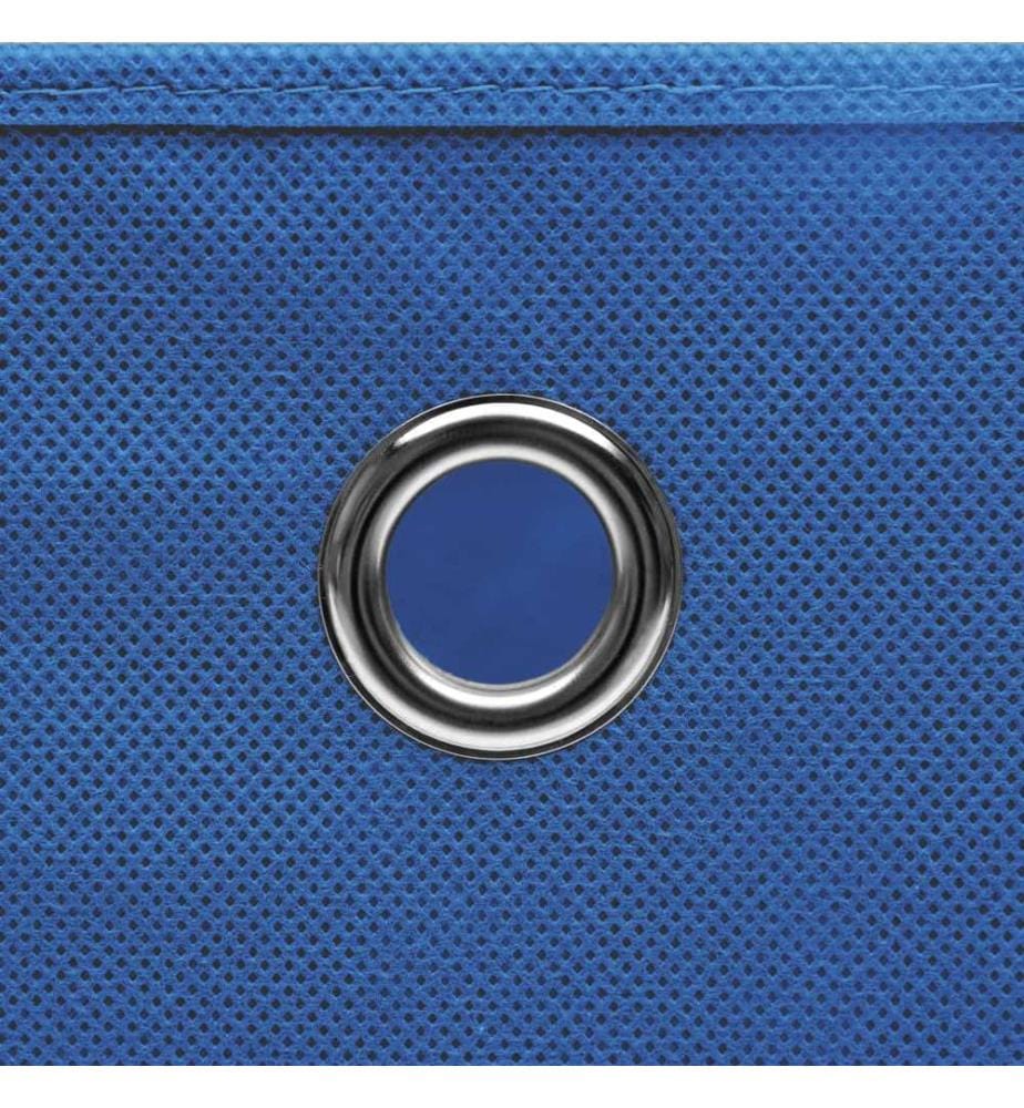 Aufbewahrungsboxen 4 Stk. Vliesstoff 28x28x28 cm Blau