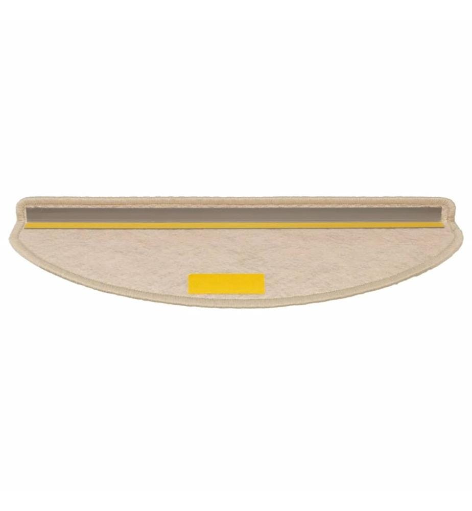 Treppenmatten Selbstklebend Sisal-Optik 15 Stk. 65x21x4 cm Sand