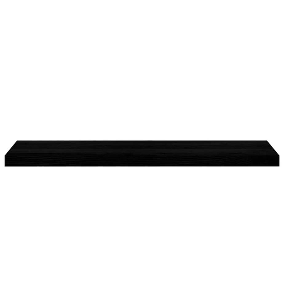 Marches d'escalier 4 pcs marron foncé 100x30x2 cm chêne massif