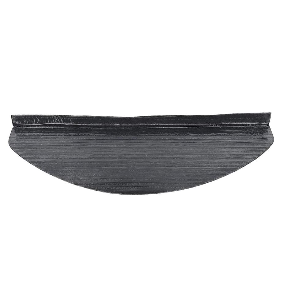 Tapis d'escalier auto-adhésifs 30 pcs anthracite 65x22,5x3,5 cm