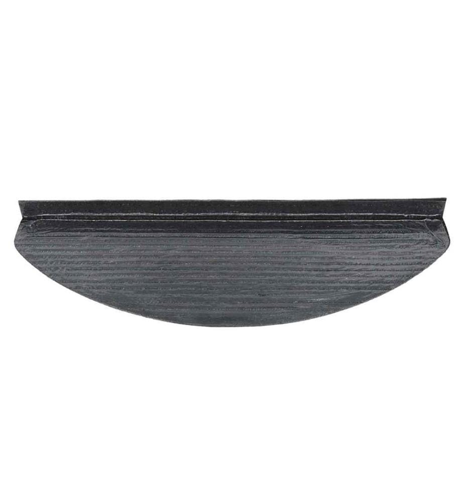 Tapis d'escalier auto-adhésifs 30 pcs noir 65x22,5x3,5 cm